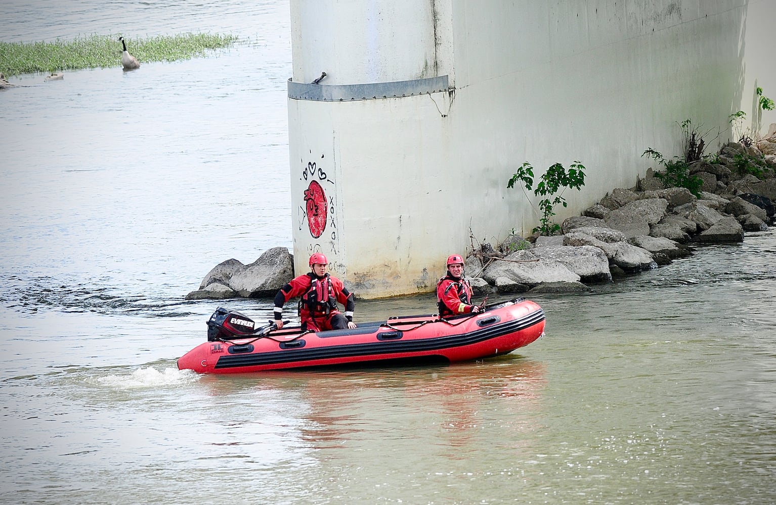 Great Miami River water rescue