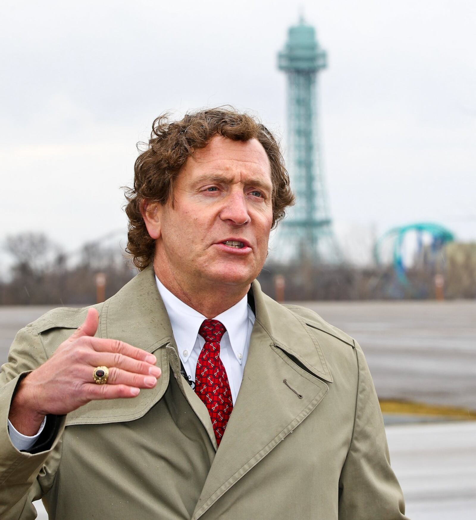 Konrad Kircher, a lawyer from Mason, Ohio, speaks during a press conference in a 2013 file photo. NICK DAGGY / STAFF