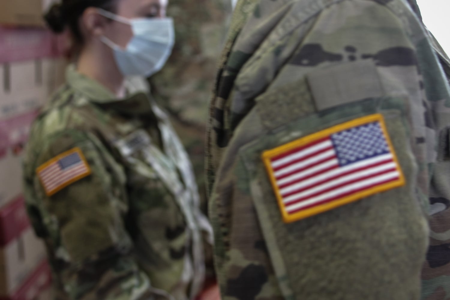 PHOTOS: National Guard helps Foodbank with coronavirus response