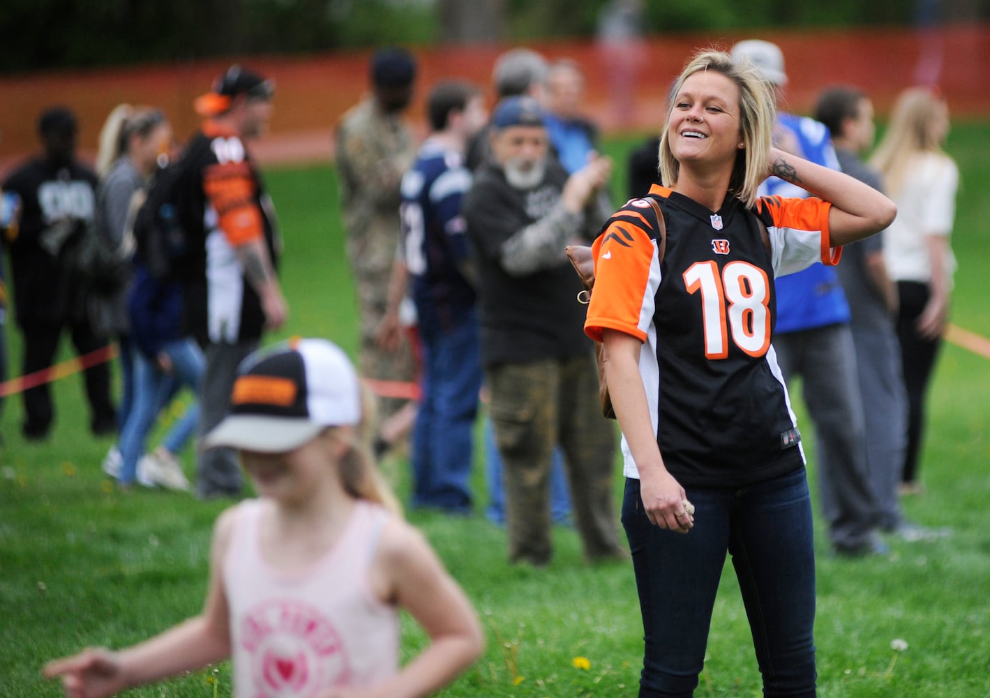 PHOTOS: NFL Draft Day at Dayton’s Triangle Park