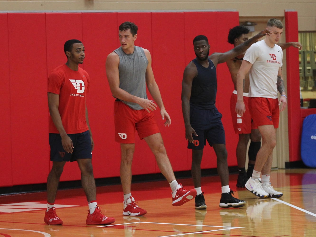 Dayton Flyers hold team workout at Cronin Center