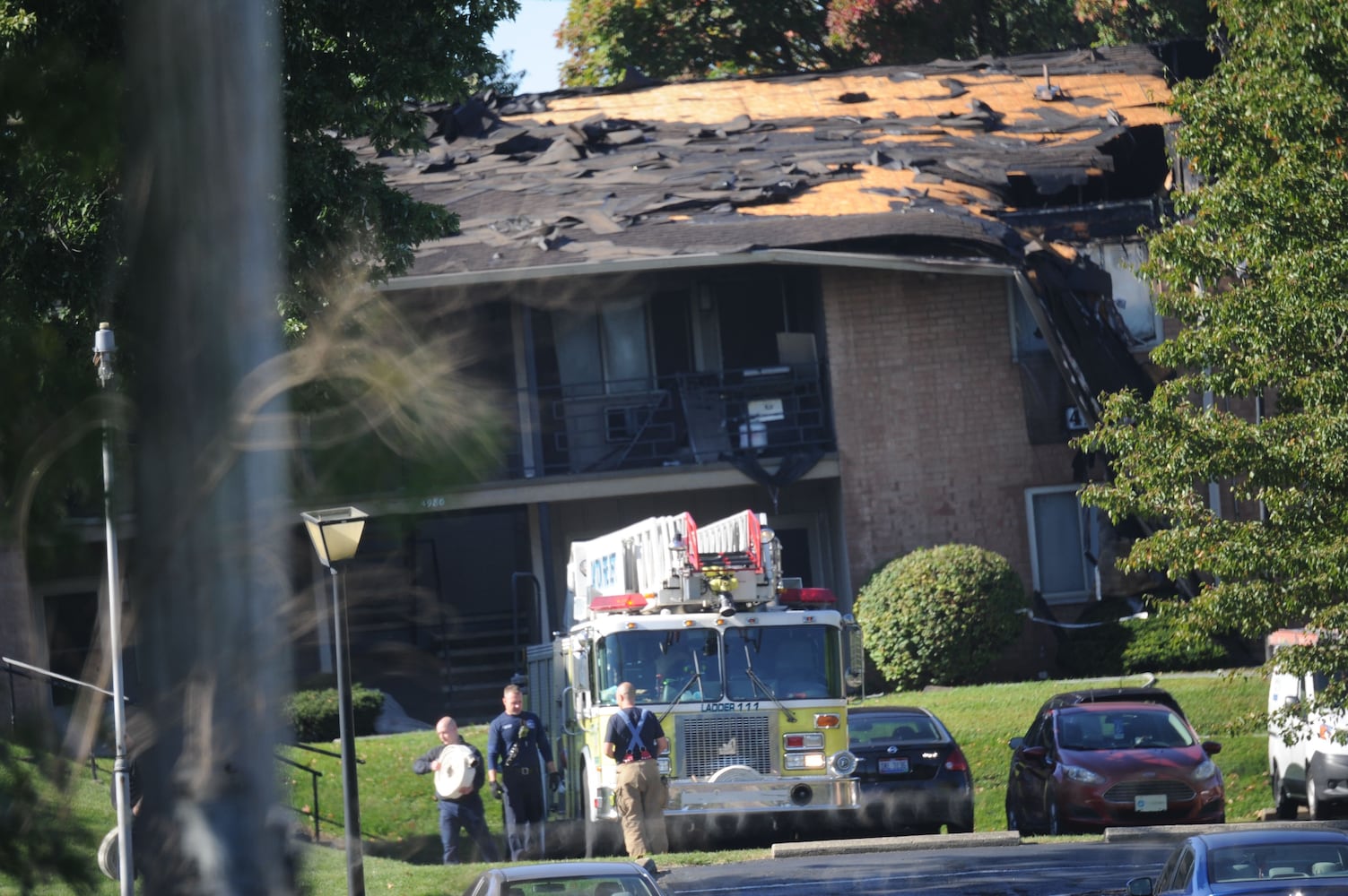 PHOTOS: Fire at Woodman Park Apartments