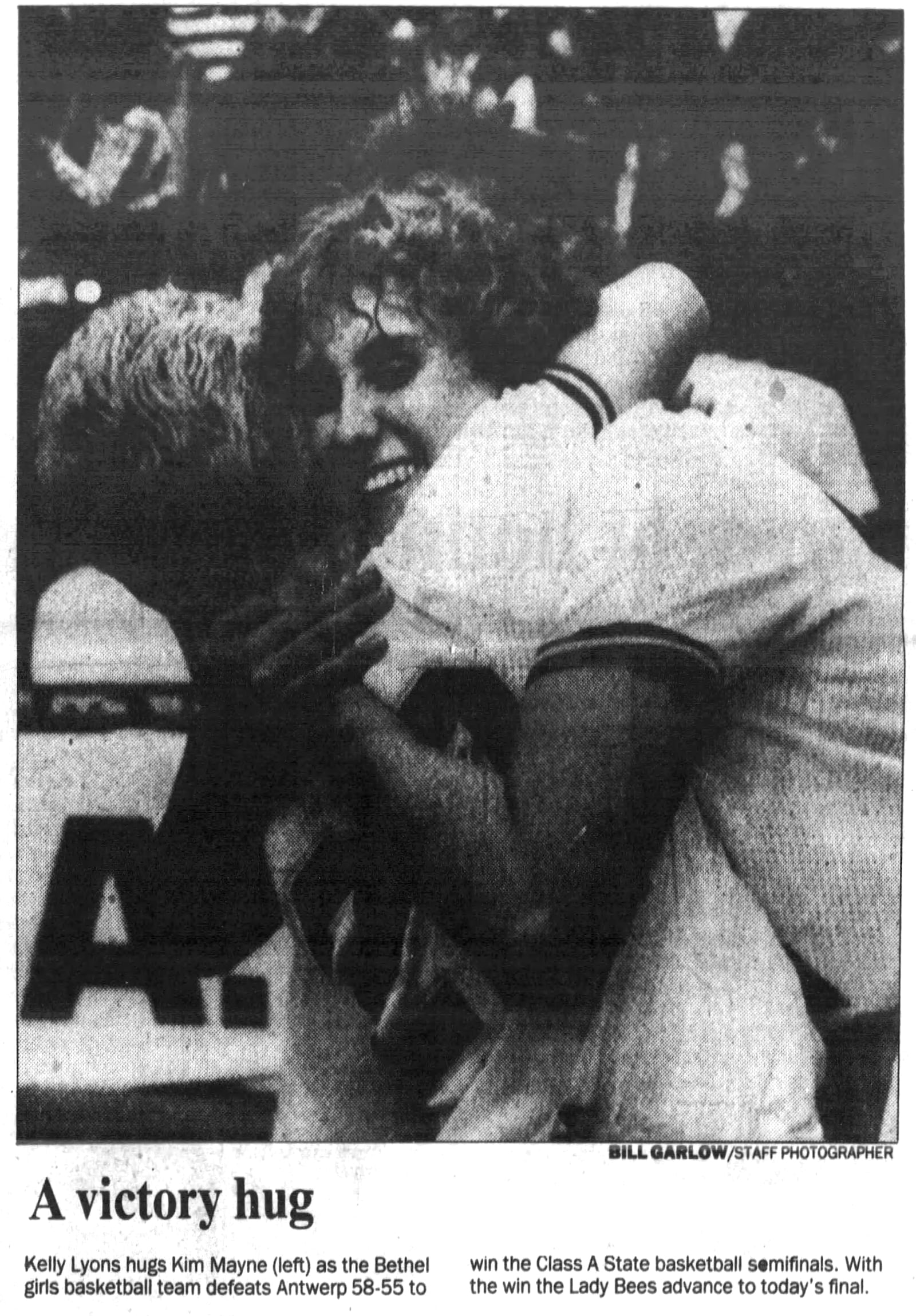 Remembering the Bethel girls championship basketball team of 1986. Kelly Lyons. DAYTON DAILY NEWS ARCHIVES