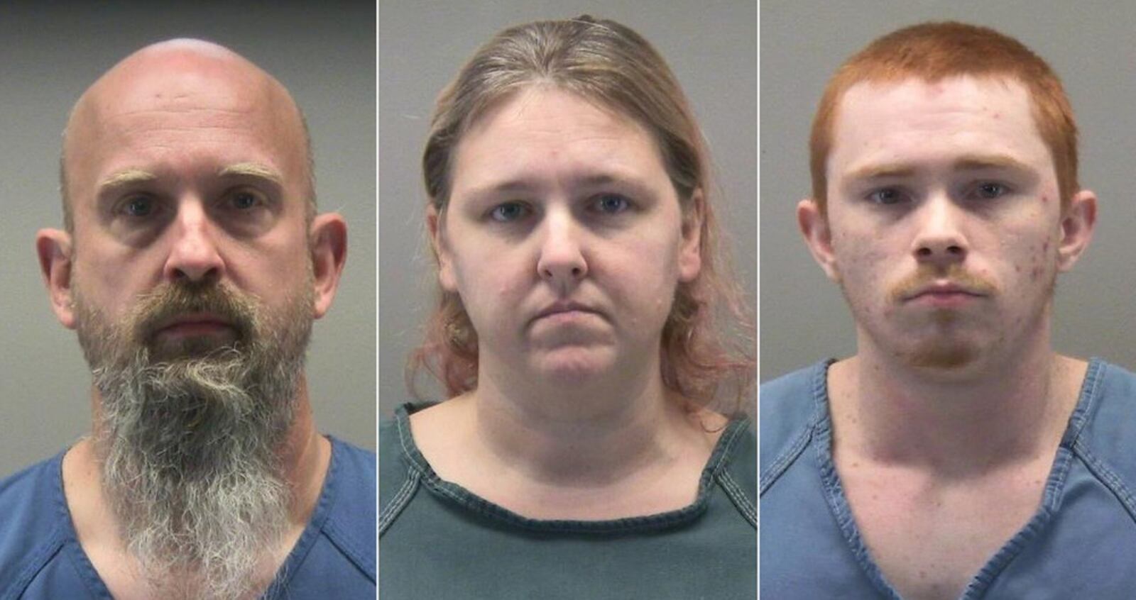 James Henry Quinn, left, Holly Marie Winters, center and Michael Andrew Carpentor MONTGOMERY COUNTY JAIL