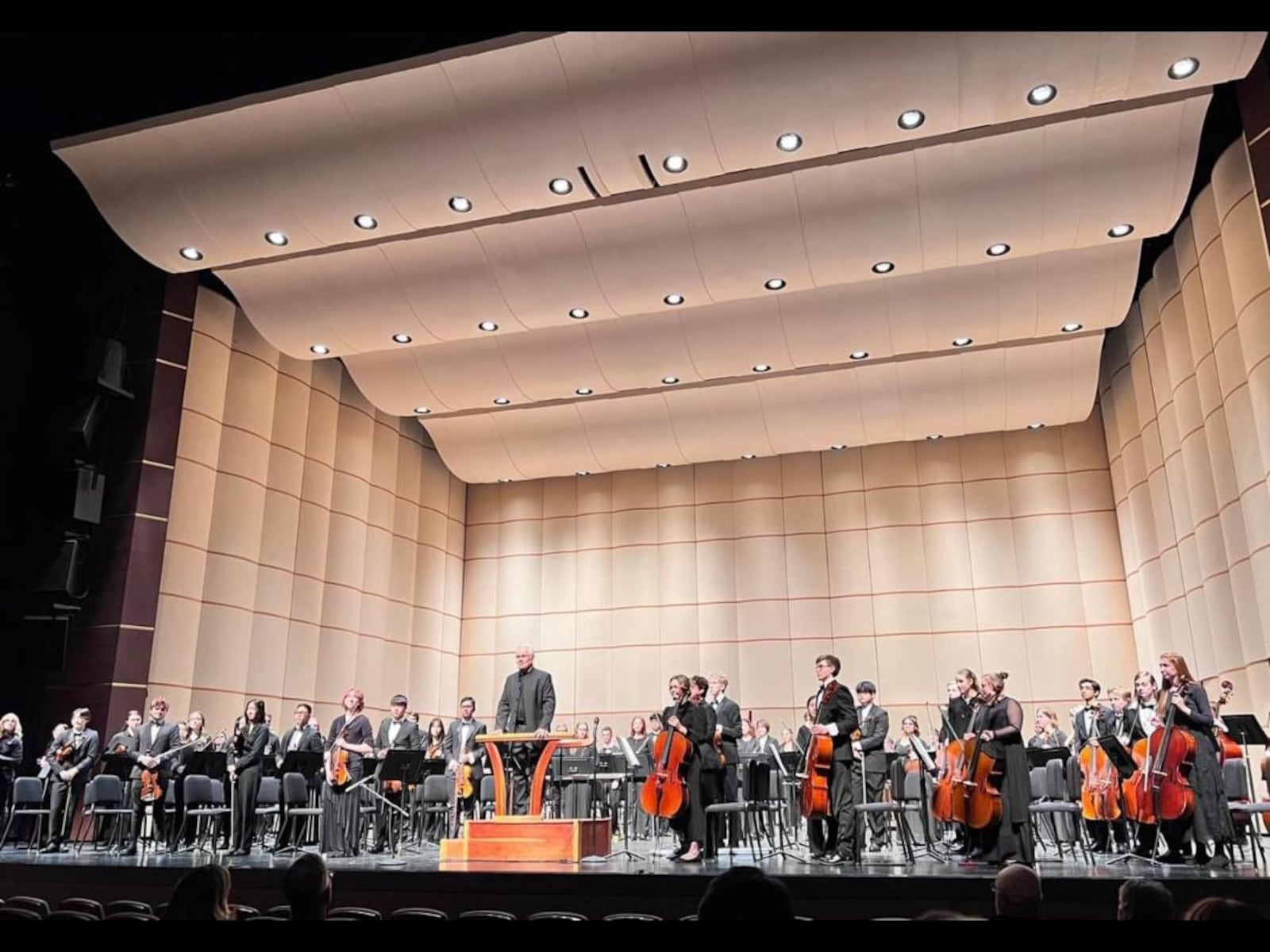 Patrick Reynolds conducts the Dayton Philharmonic Youth Orchestra. CONTRIBUTED