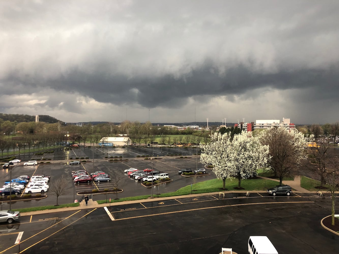 PHOTOS: Heavy rain, wind move into Miami Valley