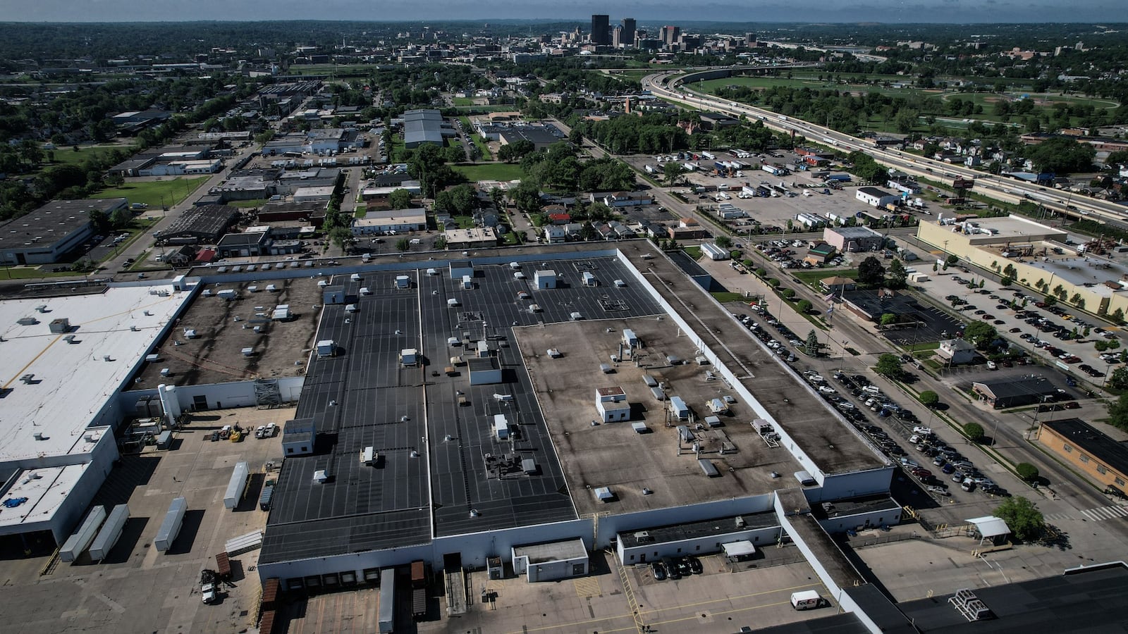 The Mahle plant along with other industrial sites are sprinkled through McCook Field neighborhood. The Mahle plant was previously owned by Behr Dayton Thermal Products and then Chrysler before that. JIM NOELKER/STAFF