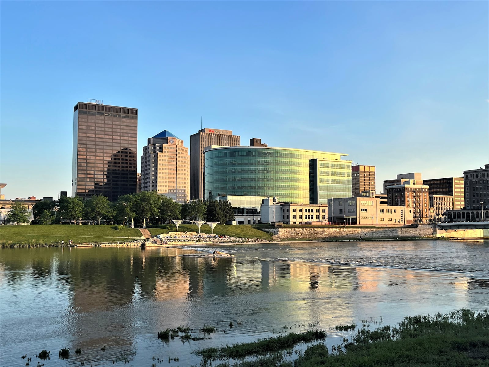 The river banks and RiverScape MetroPark in downtown Dayton. CORNELIUS FROLIK / STAFF