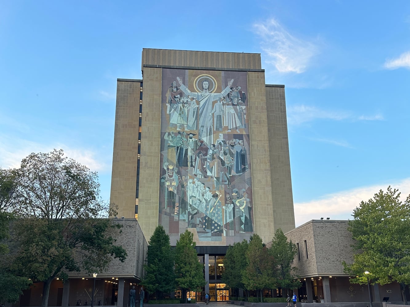 Word of Life mural Notre Dame