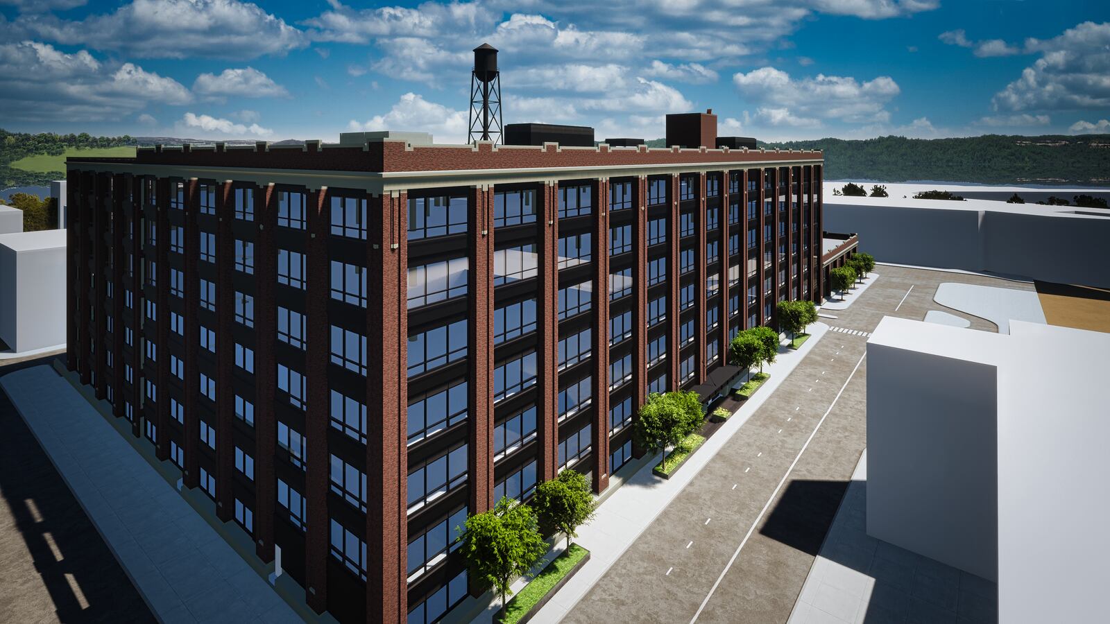 A rendering of the Delco, the former Mendelsons building. CONTRIBUTED BY THE COLUMBUS ARCHITECTURAL STUDIO