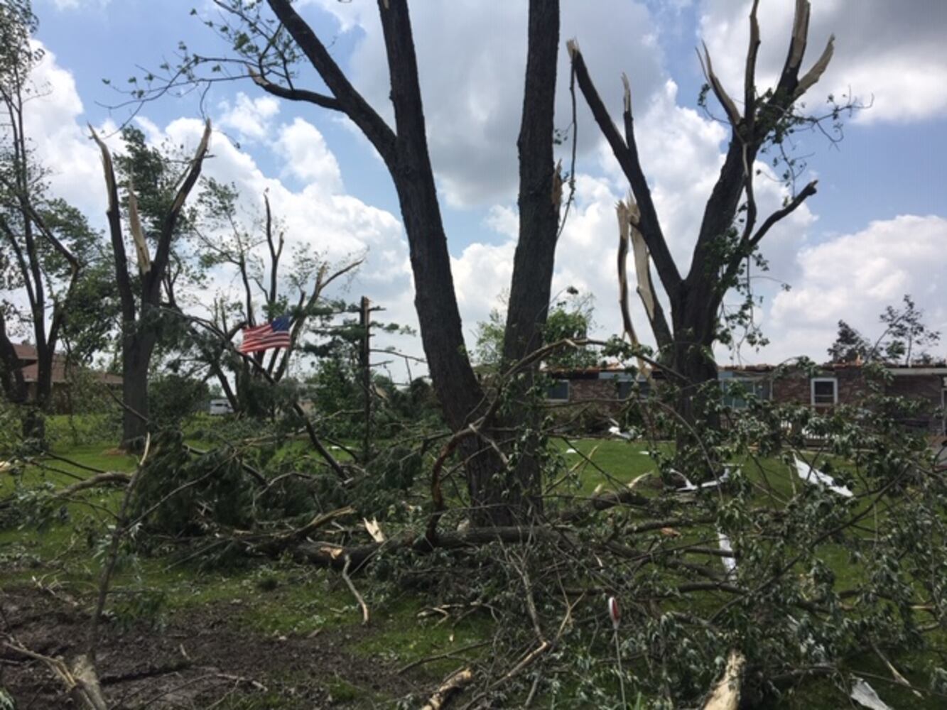 PHOTOS: Daylight reveals widespread damage from Monday storms