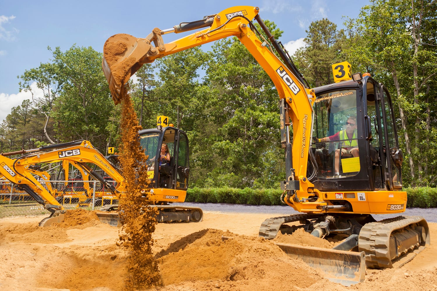 Diggerland is a theme park in New Jersey.