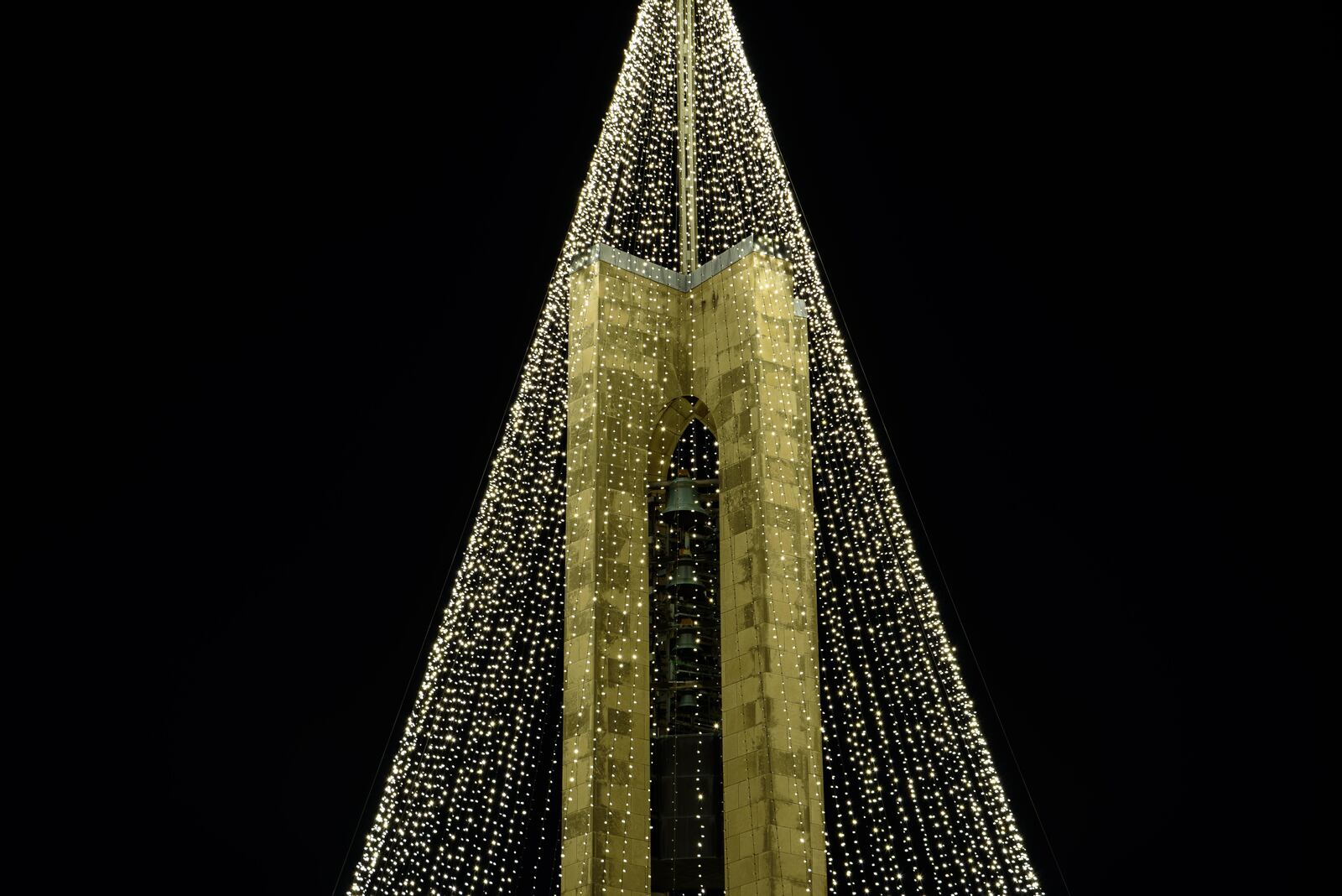 Carillon Historical Park, a 65-acre open-air history museum in Dayton is decked out in holiday lights for its annual A Carillon Christmas event which runs until Dec. 30, 2023. TOM GILLIAM / CONTRIBUTING PHOTOGRAPHER