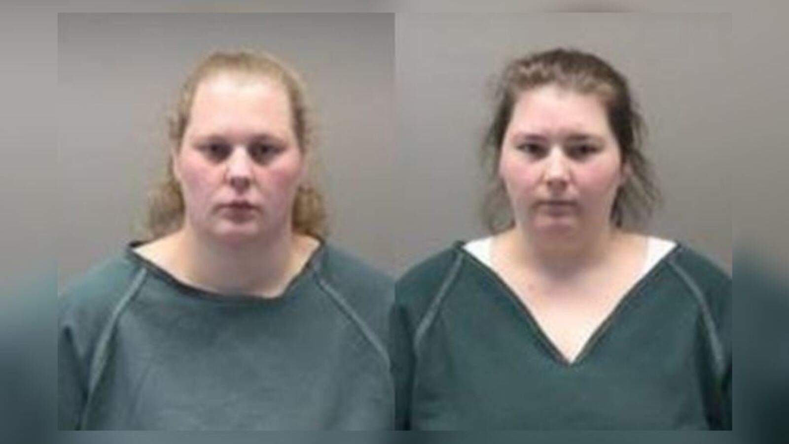 Amanda Hinze, left and Jessica Ebert are also facing charges in connection to the death of 10-year-old Tadoka Collins. Photos courtesy of Miami Valley Jails.