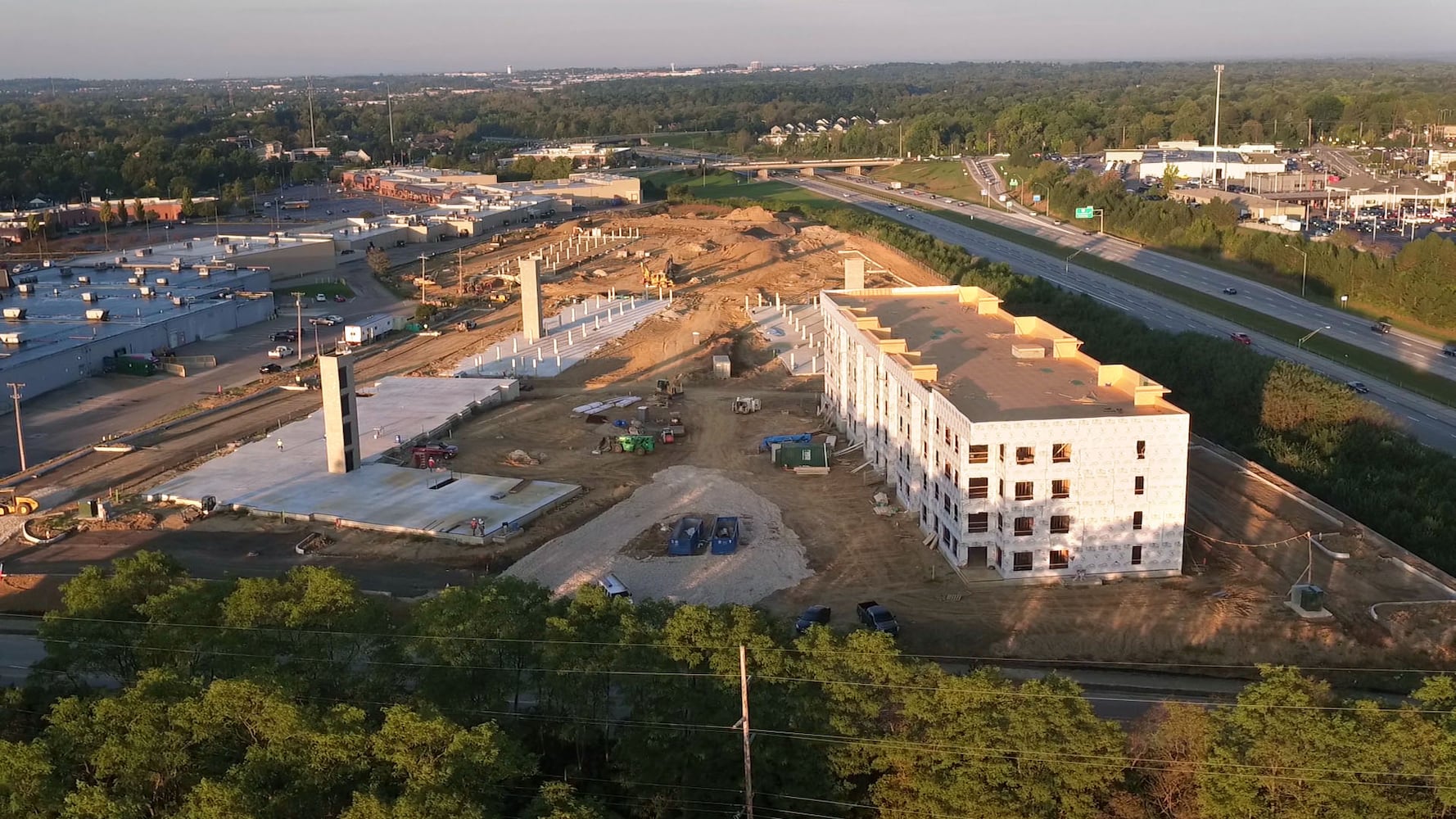 PHOTOS: Construction of huge apartment complex near Cross Pointe