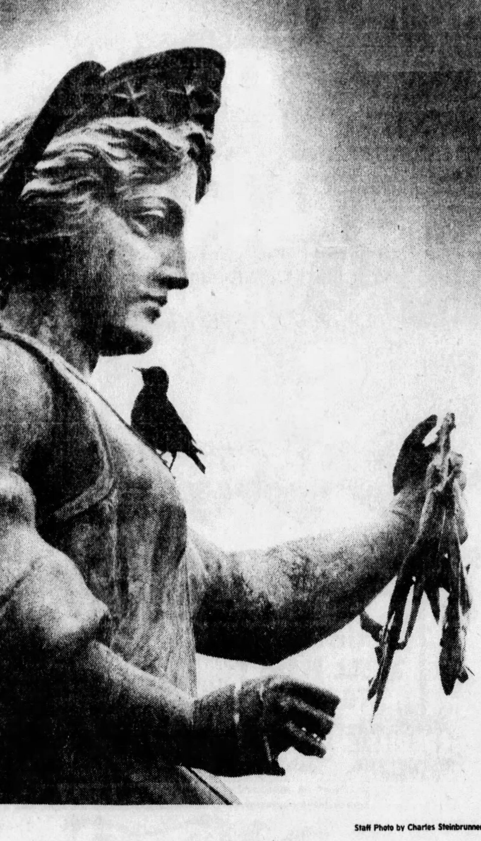 Lady Mayfair, also known as Goddess of Liberty, was a witness to Dayton history. DAYTON DAILY NEWS ARCHIVES