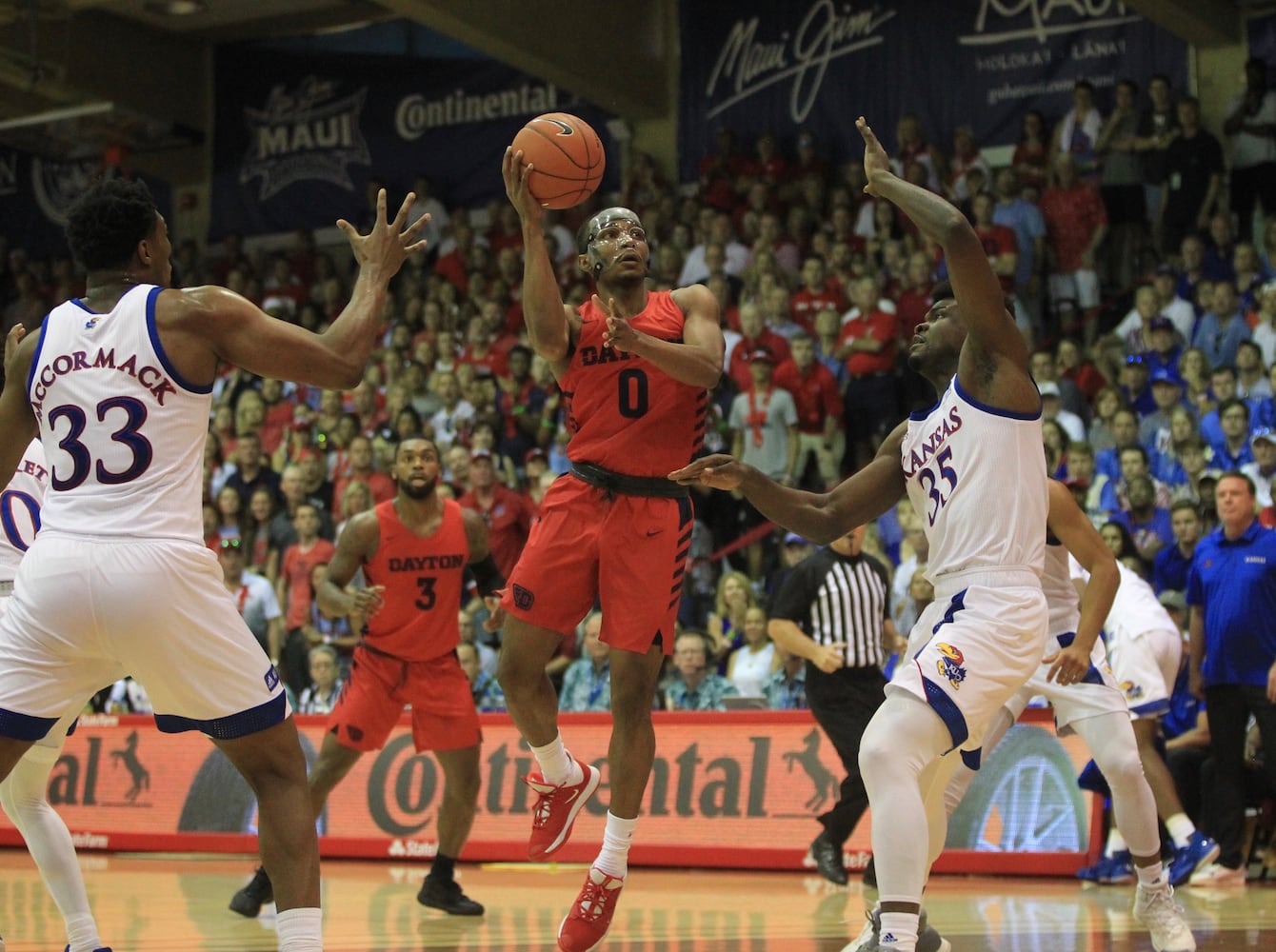 Photos: Dayton Flyers fall to Kansas in Maui Invitational