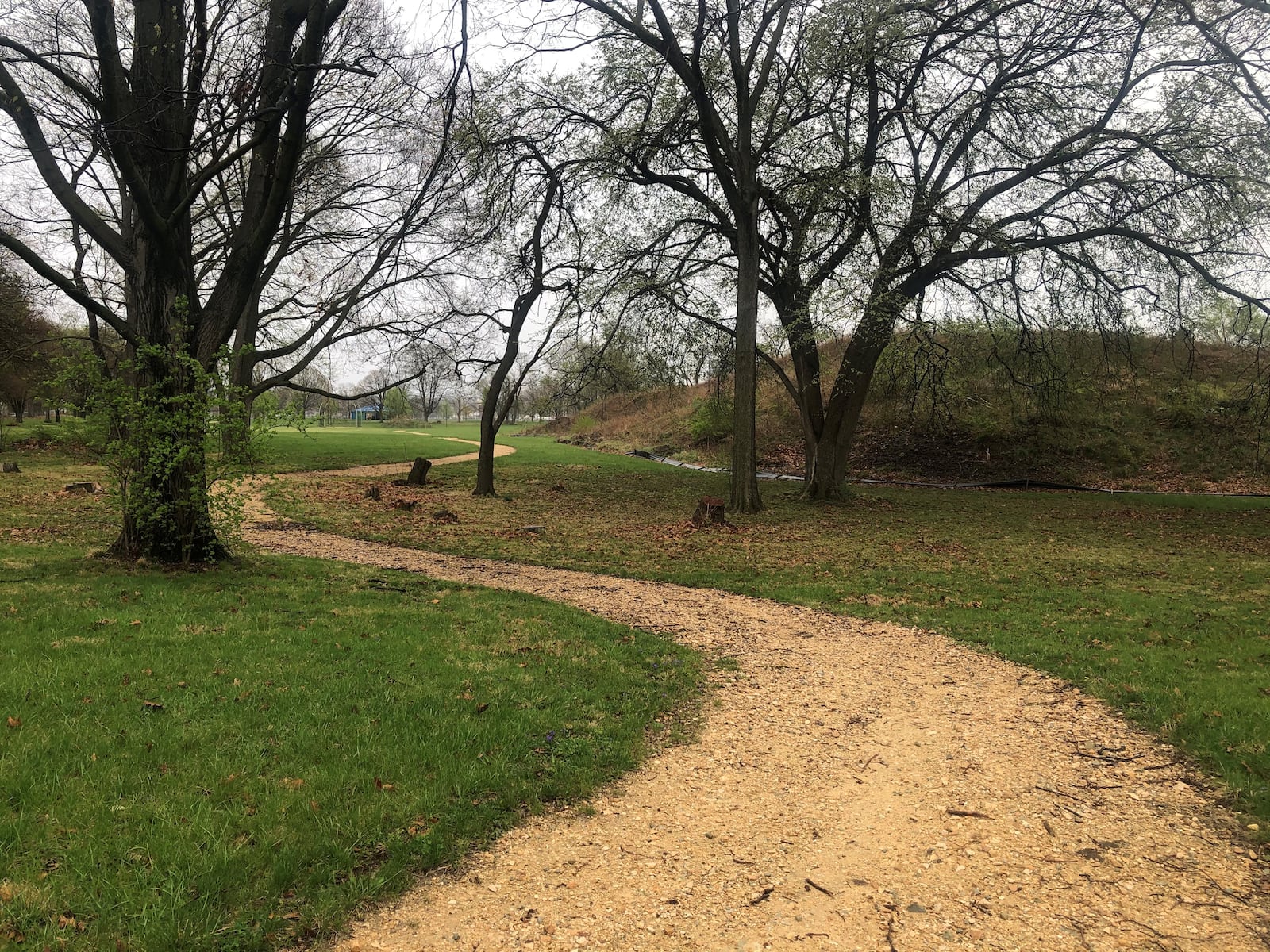 The multi-use perimeter trail at Welcome Park was completed in 2019. CORNELIUS FROLIK / STAFF