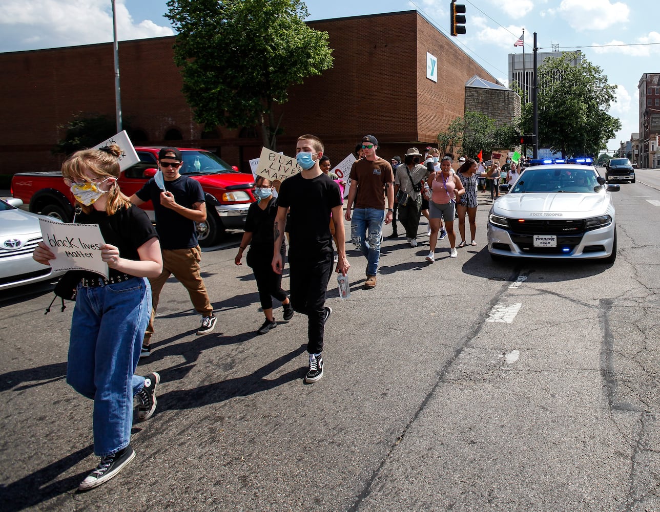 Crowd gathers for peaceful protest and march in Middletown