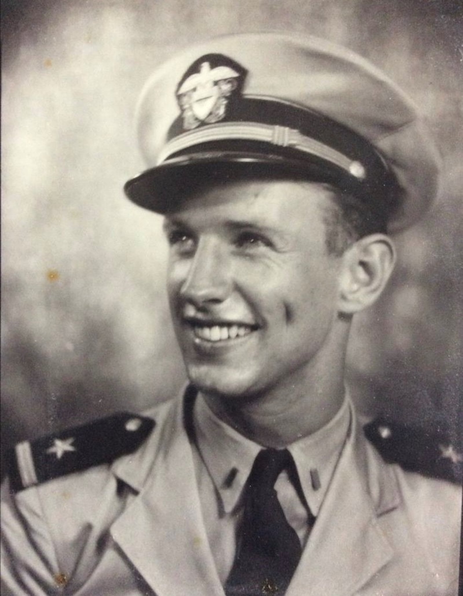 A World War II photograph of U.S. Navy Commander (retired) Dean Samuel "Diz" Laird. Laird was an ensign when this photograph was taken. CONTRIBUTED