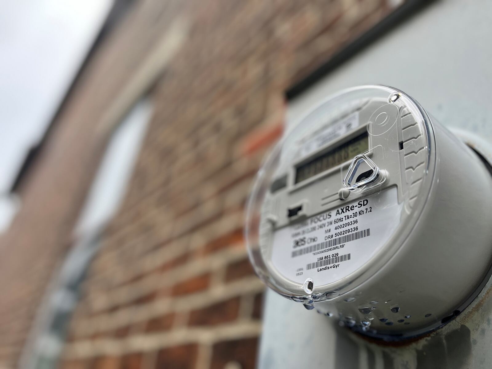 A new smart meter AES Ohio installed in Dayton. CORNELIUS FROLIK / STAFF