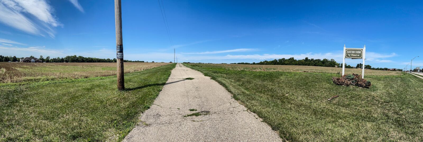 The city of Springboro plans to buy a large part of the Easton Farm Land at 605 N. Main St. The city is proposing to buy 60 acres. JIM NOELKER/STAFF