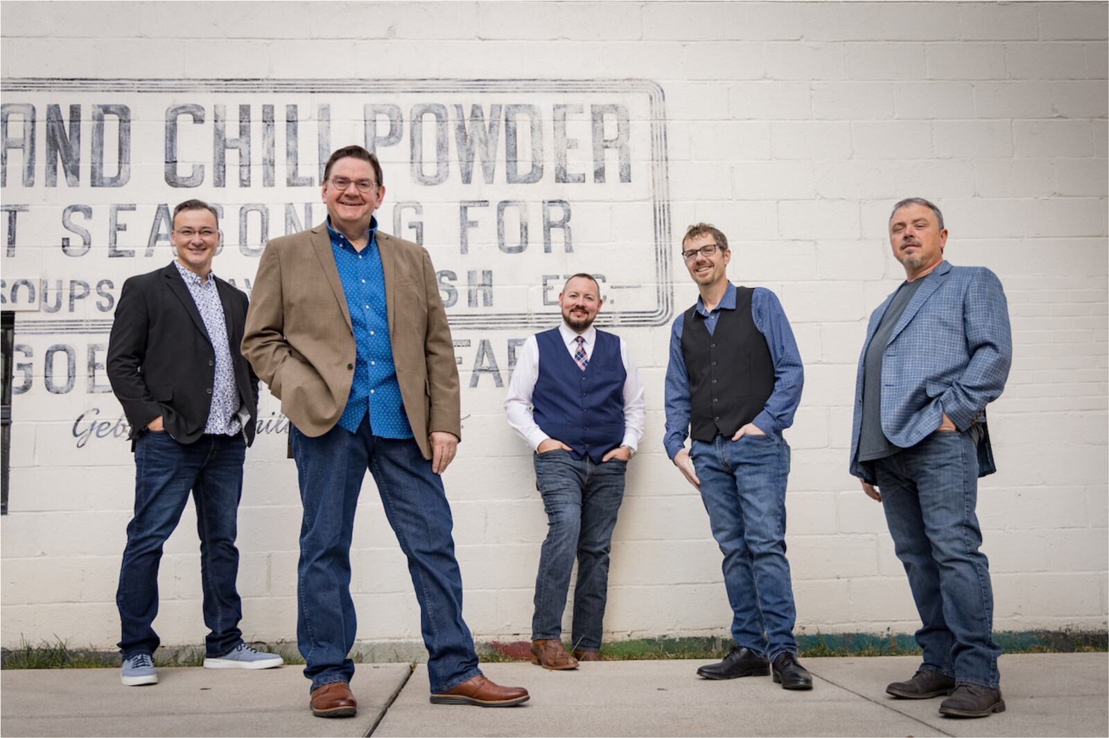 Award-winning bluegrass group Joe Mullins & the Radio Ramblers, (left to right) Jason Barie, Mullins, Adam McIntosh, Chris Davis and Randy Barnes, perform at Clifton Opera House in Clifton on Friday, April 21.