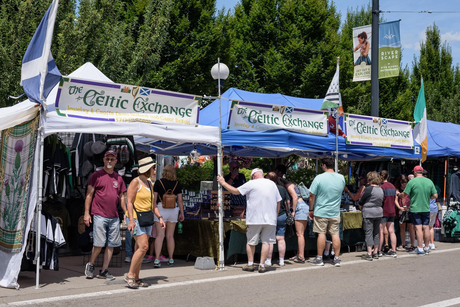 The Celtic Marketplace will feature over 40 vendors with everything from kilts and stoneware to jewelry and t-shirts. TOM GILLIAM / CONTRIBUTING PHOTOGRAPHER