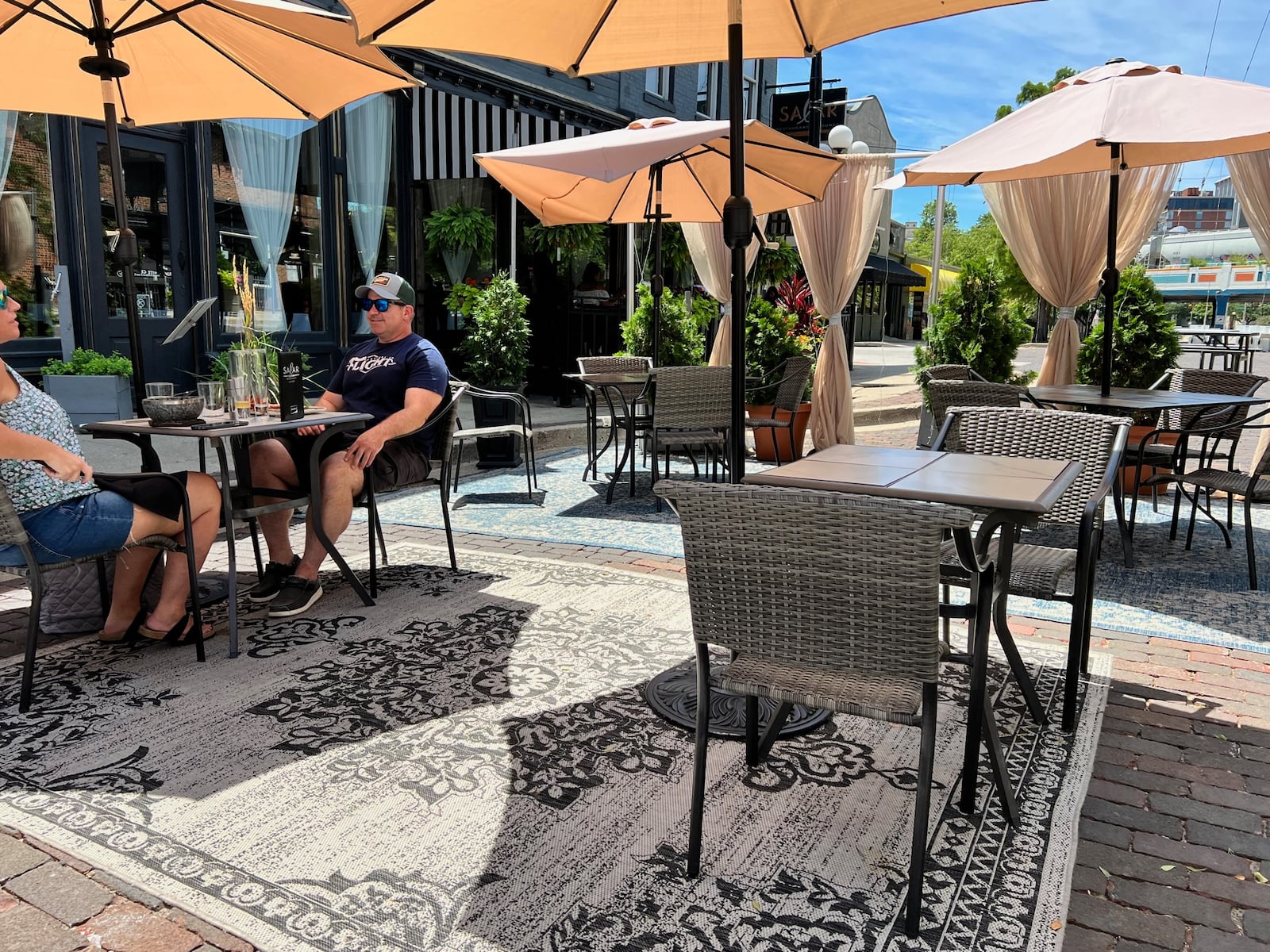 Salar Restaurant & Lounge's patio is a perfect destination for Out on 5th. 