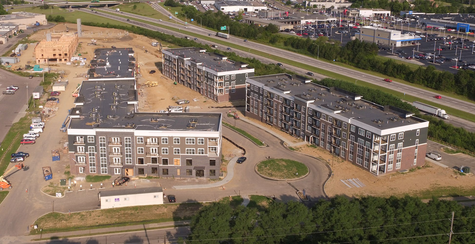 PHOTOS: Construction of huge apartment complex near Cross Pointe