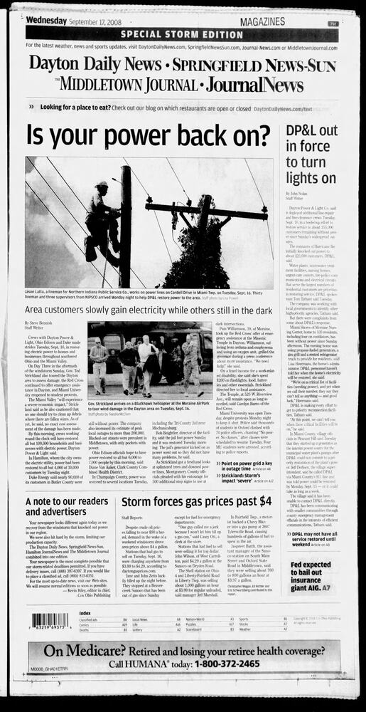 Hurricane Ike DDN pages