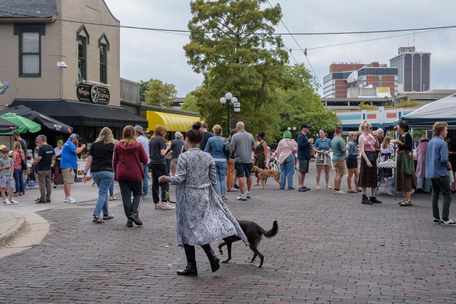 The Oregon District in downtown Dayton. TOM GILLIAM / CONTRIBUTING PHOTOGRAPHER