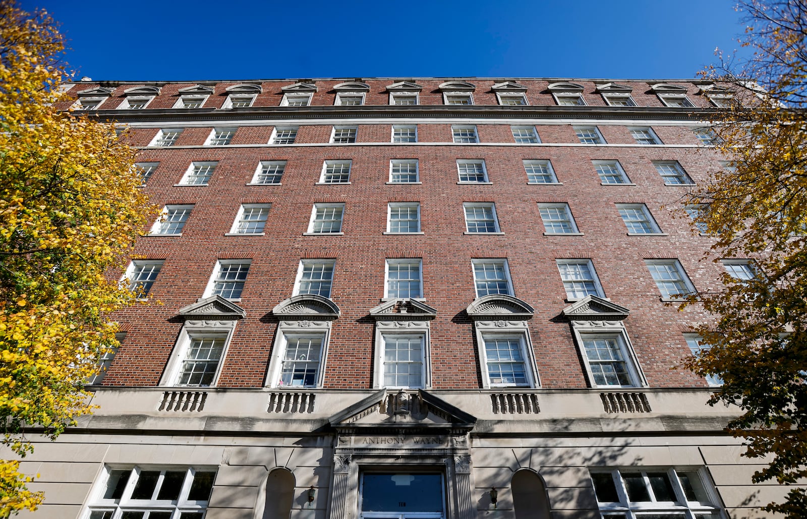 Tenants of the Anthony Wayne apartment building will have to find another place to live as the building prepares for major renovation as a part of the Hamilton revitalization. The building on S. Monument Ave. will be turned into a boutique hotel. NICK GRAHAM/STAFF