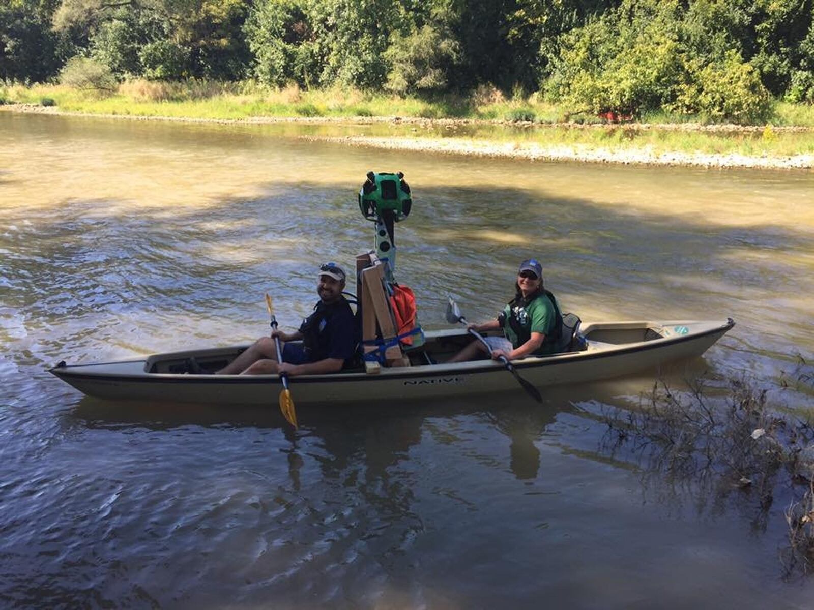 An experienced team of four members of the Dayton Hikers along with MetroParks staff members captured more than 600 miles of hiking, equestrian, mountain bike, paved and water trails last year. CONTRIBUTED