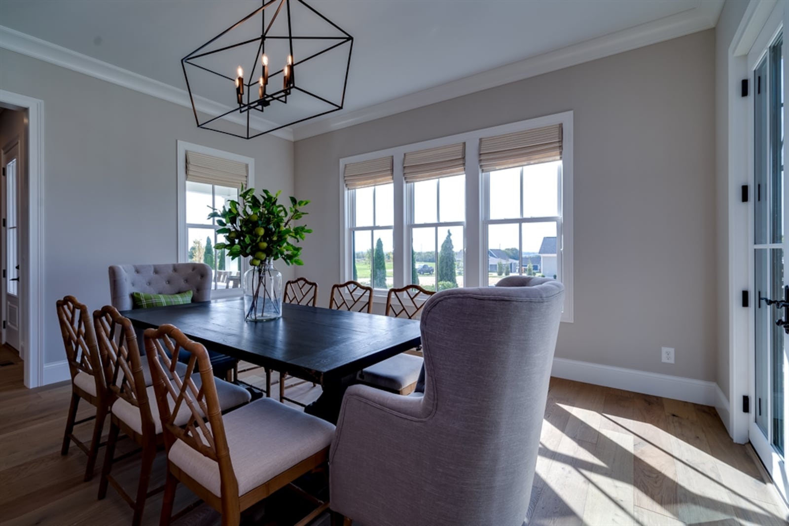 French doors open from the dining room out to the wrap-around porch. CONTRIBUTED PHOTO 