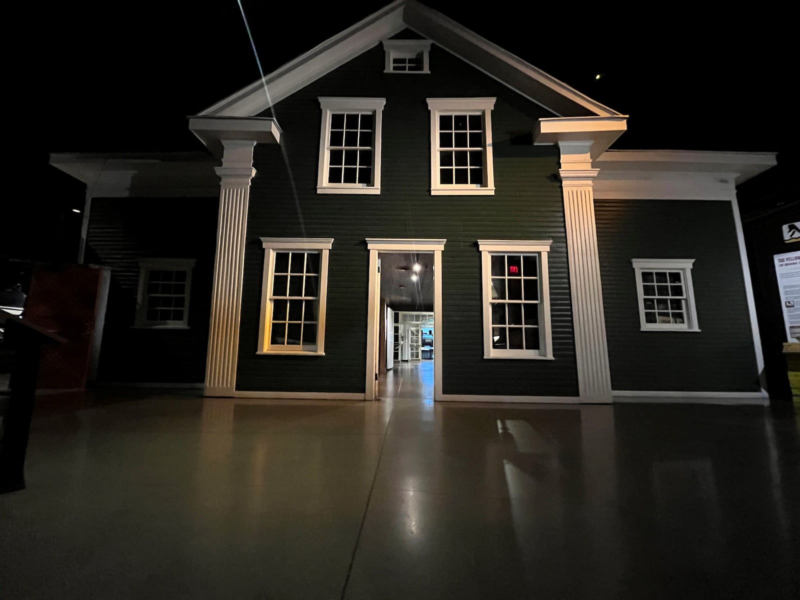 The original Colonel Edward Deeds barn inside the Carillon Historical Park's museum. CORNELIUS  FROLIK / STAFF