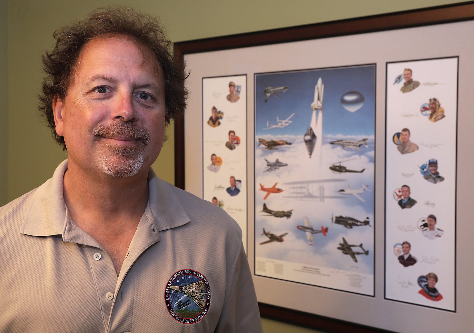 Retired Air Force Lt. Col. Richard Hughes at his Centerville home Friday, August 26, 2022. BILL LACKEY/STAFF