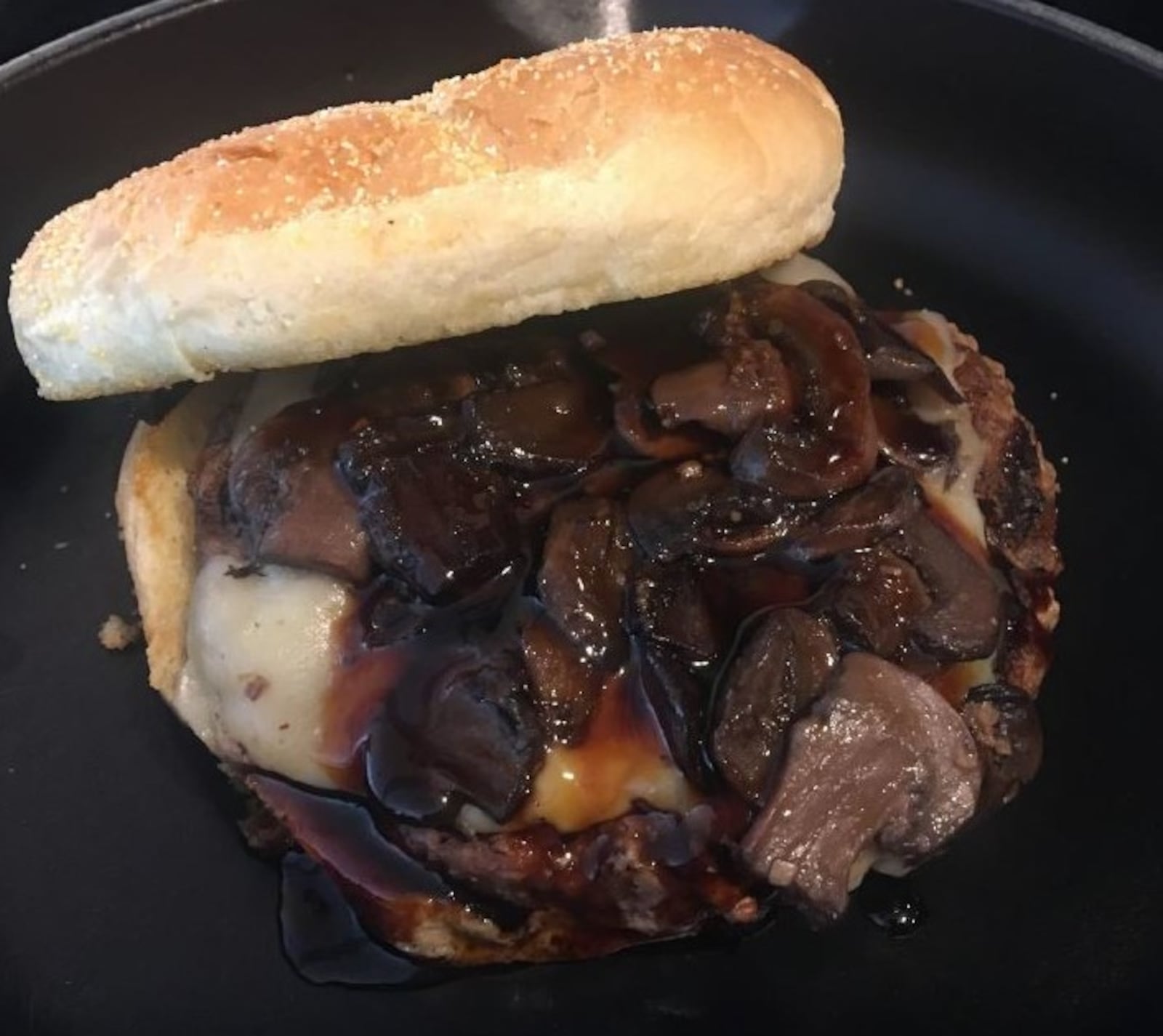 The Florentine is offering a burger topped with mushroom and Merlot reduction and Swiss cheese during Burger Week June 21-28, 2020. CONTRIBUTED