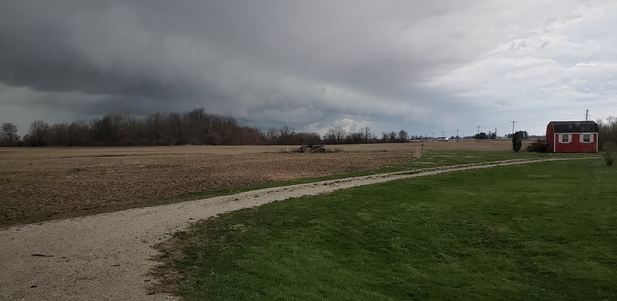 PHOTOS: Heavy rain, wind move into Miami Valley