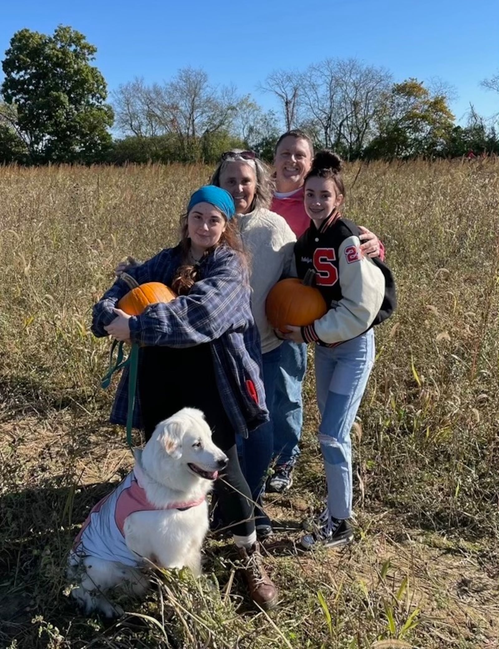 A trip to Irons Fruit Farm has been an annual tradition for the Manning family of Dayton since daughters Rachel and Madelyn were babies. CONTRIBUTED