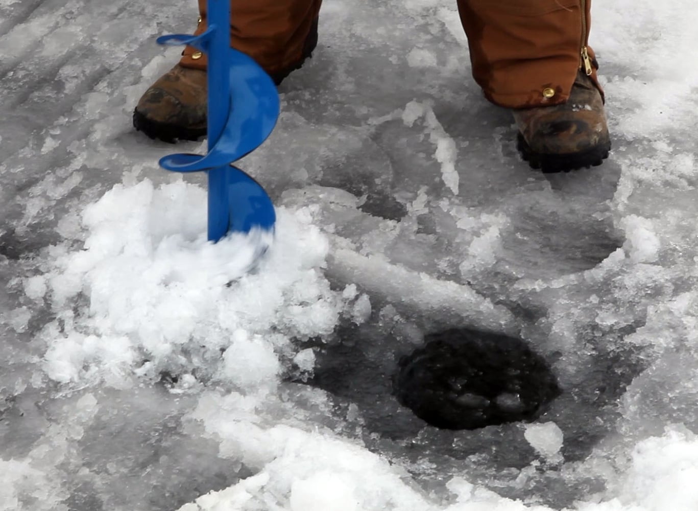 Ice Fishing in the Miami Valley