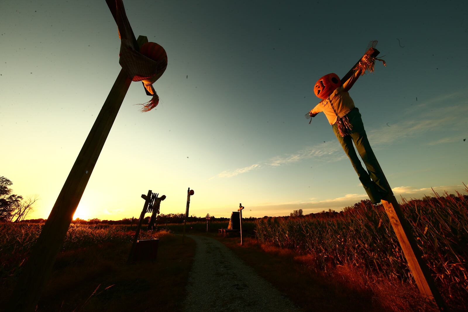 Haunted Hayride and Zombie Assault are among the scary options available at Brimstone Haunt, the Halloween attraction in Springboro Fridays and Saturdays through October 29. CONTRIBUTED PHOTOS JRD PHOTOGRAPHY