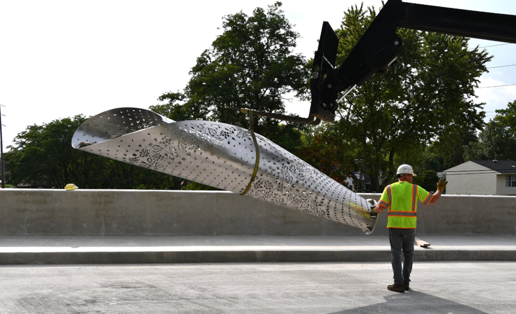 PHOTOS: New Kettering sculpture a vision of the community’s natural beauty