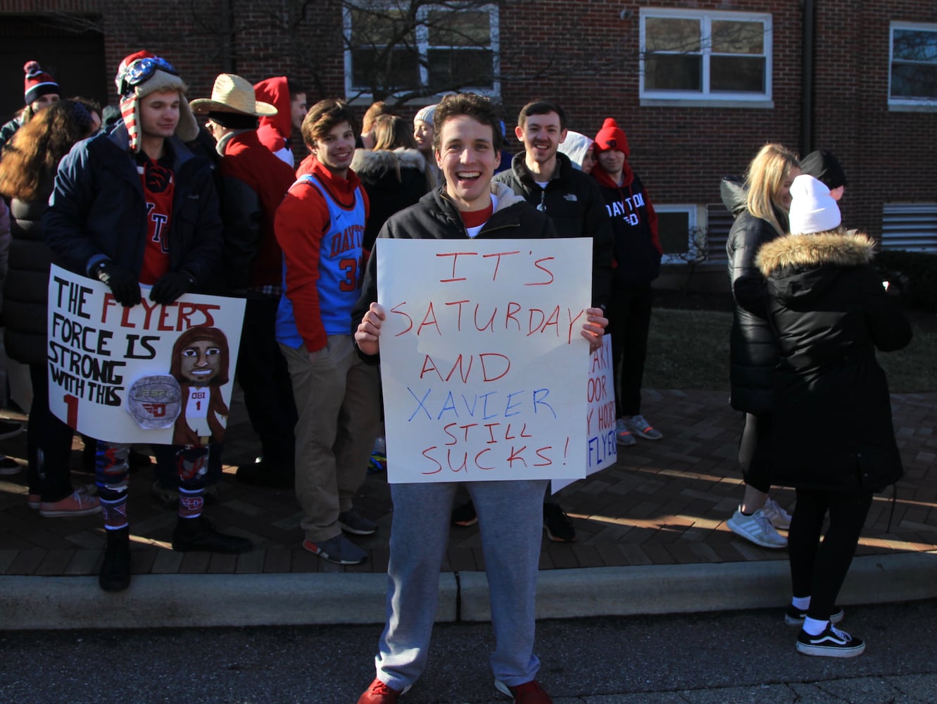 Photos: Signs at ESPN Gameday at Dayton