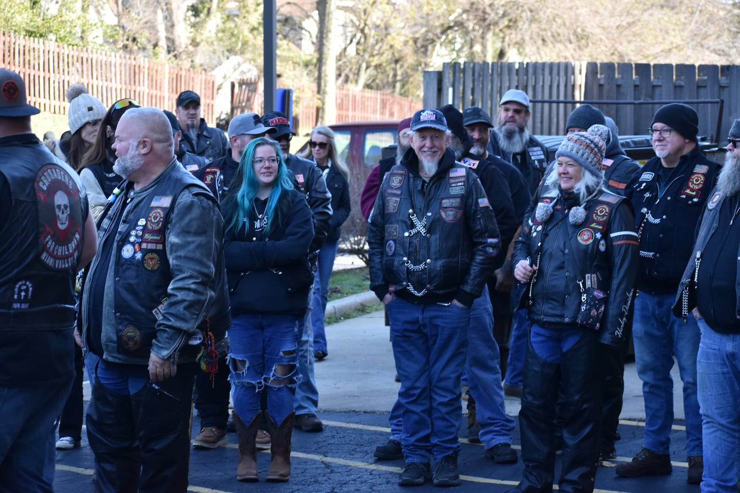 Bikers deliver more than $10K in presents to Montgomery County foster kids Dec. 1 2024