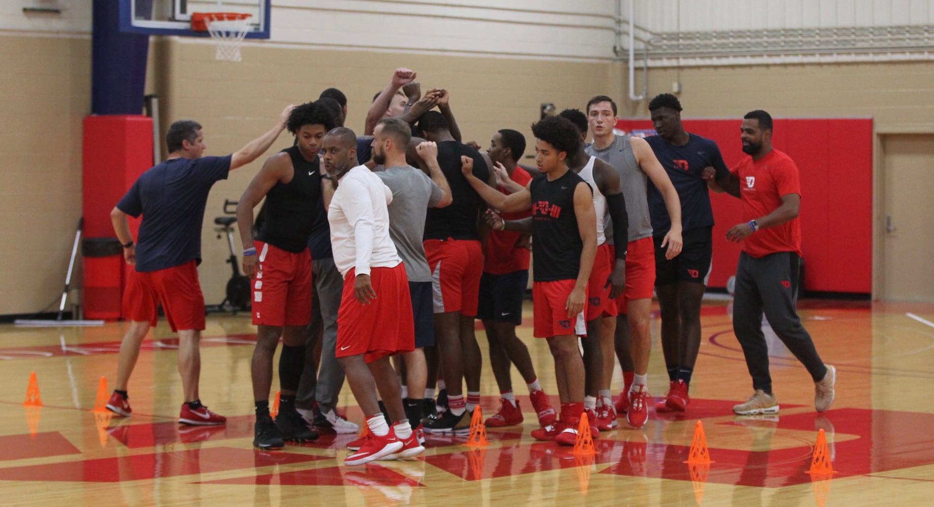 Dayton Flyers hold team workout at Cronin Center