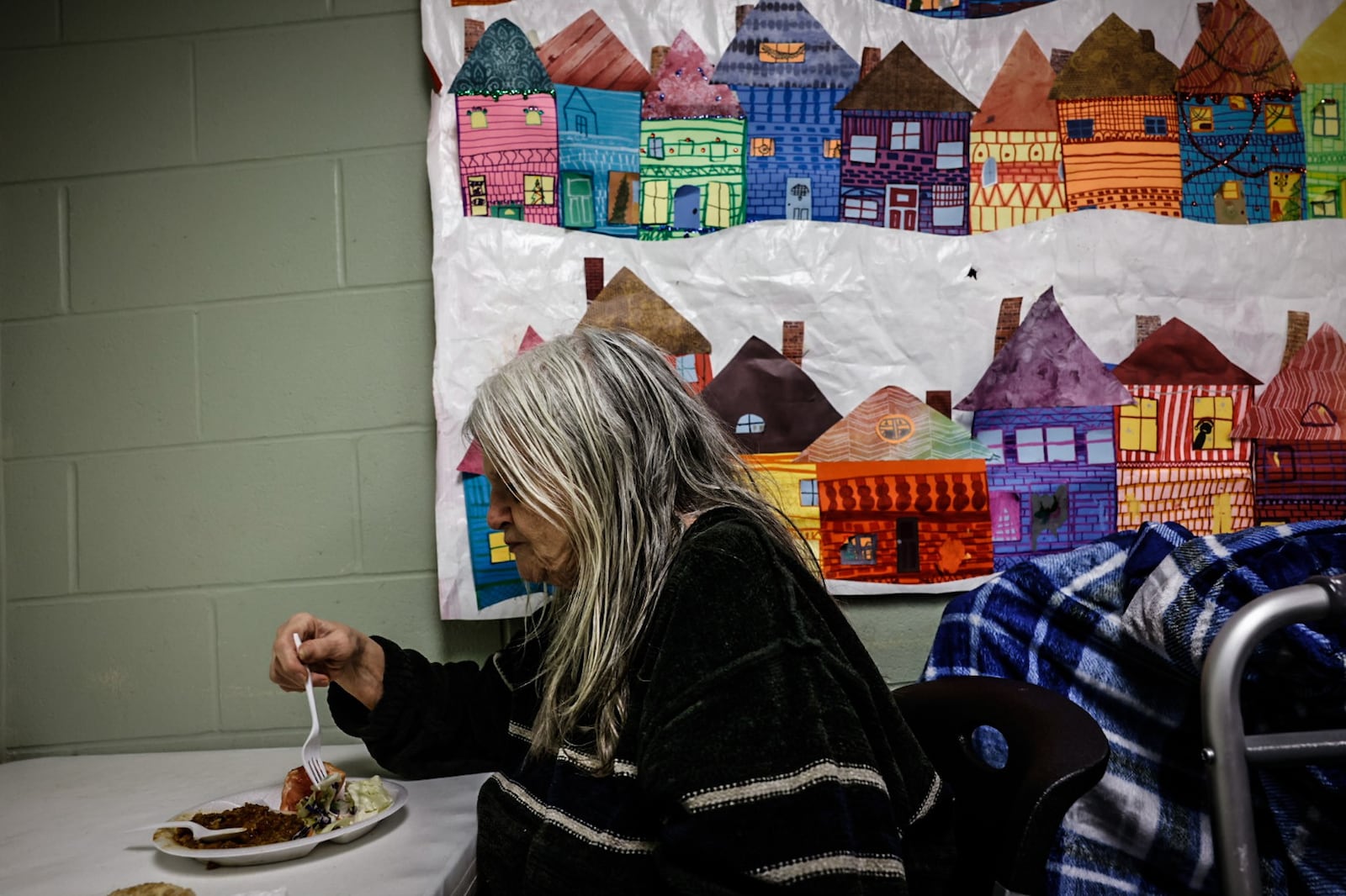 Helen Wharton has two to four years in Dayton, and now lives at St. Vincent De Paul shelter. JIM NOELKER/STAFF