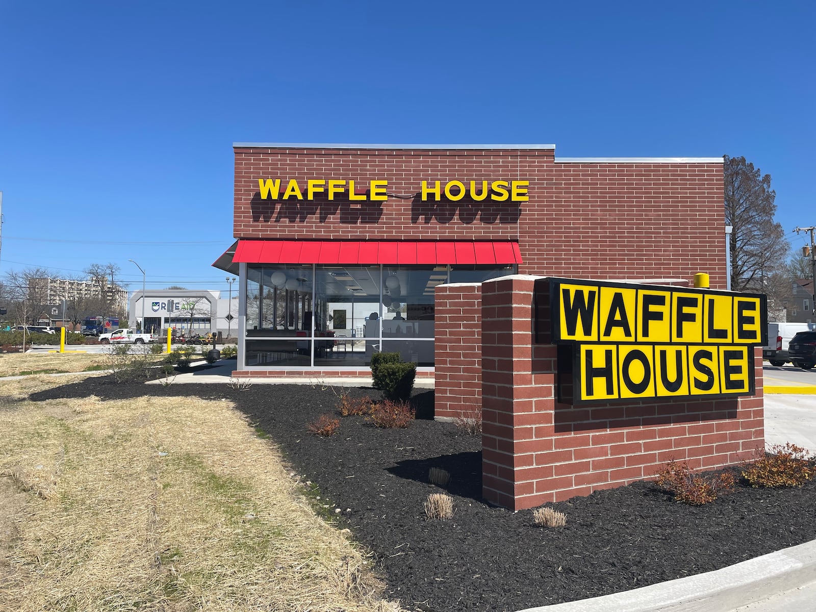 Dayton’s newest Waffle House is located on the corner of Wilmington Avenue and Patterson Road. NATALIE JONES/STAFF