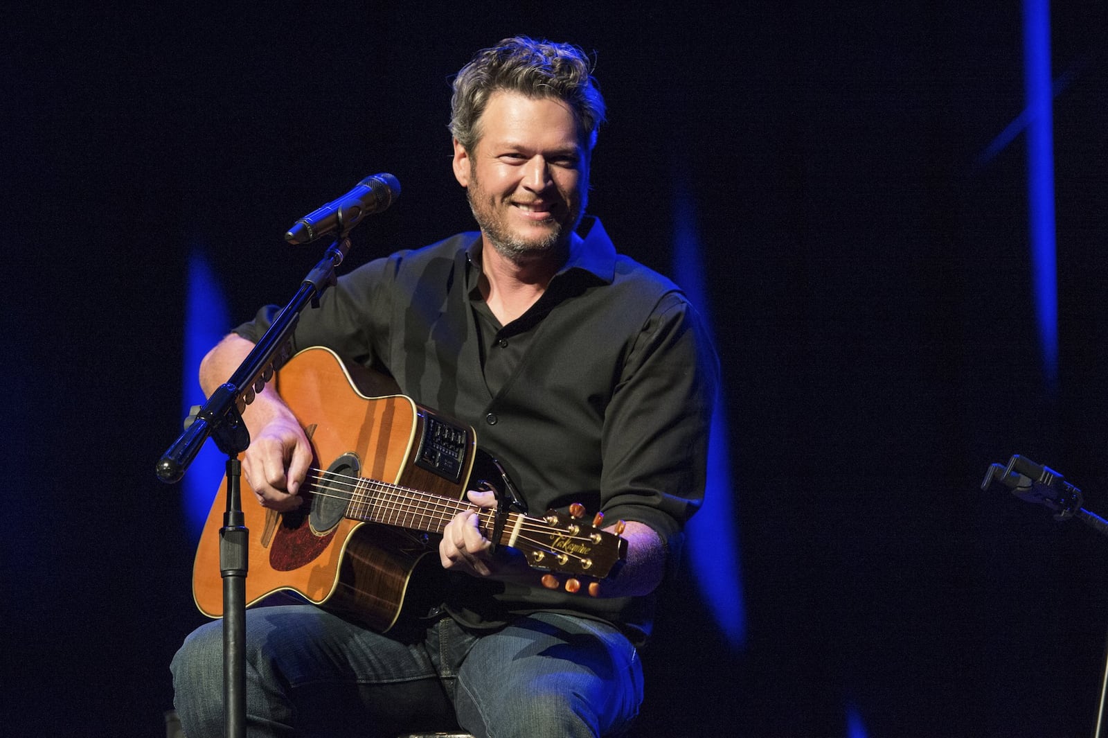 Blake Shelton performing at Ryman Auditorium in Nashville, Tenn. (Photo by Amy Harris/Invision/AP, File)