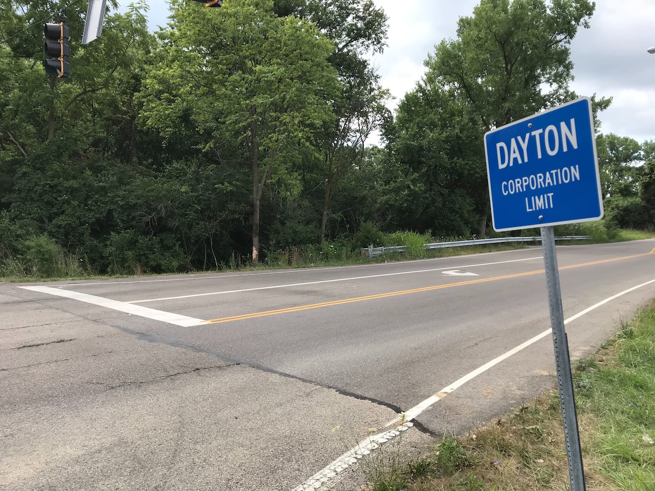 Scene of Trotwood fiery crash